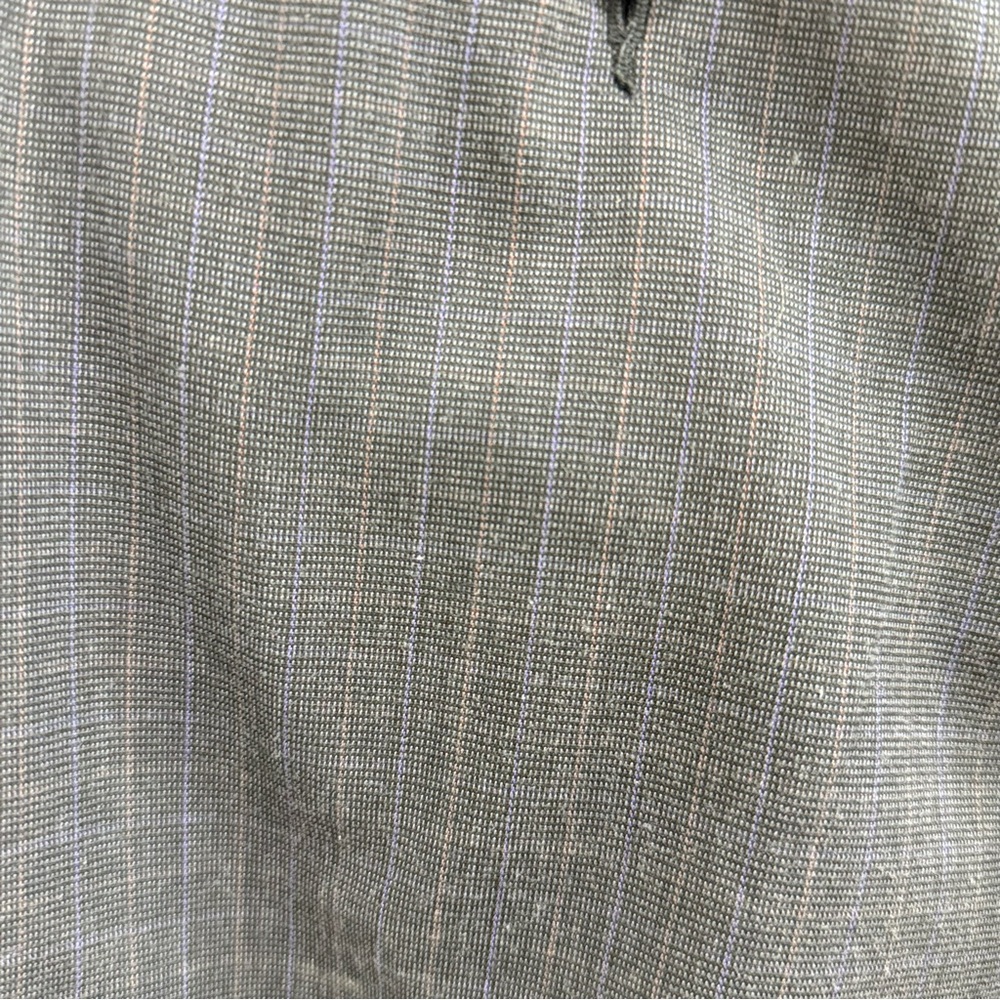 Perry Ellis Mens 30x30 Plaid Print Gray Dress Pants - Picture 6 of 7